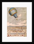 The Ballooning Experiment at the Chateau de Versailles, 19th September, 1783 by French School