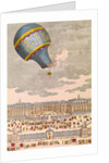 The Ballooning Experiment at the Chateau de Versailles, 19th September, 1783 by French School