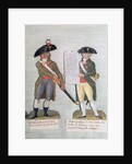 A Citizen Ready to Fight and a Citizen Carrying the Declaration of the Rights of Man by Lesueur Brothers