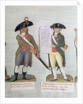 A Citizen Ready to Fight and a Citizen Carrying the Declaration of the Rights of Man by Lesueur Brothers