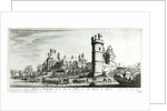 Perspective view of the Tour de Nesle and the Hotel de Nevers by Israel the Younger Silvestre