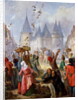 The Return of St. Louis and Blanche of Castille to Notre-Dame, Paris, before 1857 by Pierre Charles Marquis