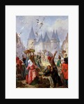 The Return of St. Louis and Blanche of Castille to Notre-Dame, Paris, before 1857 by Pierre Charles Marquis