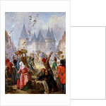 The Return of St. Louis and Blanche of Castille to Notre-Dame, Paris, before 1857 by Pierre Charles Marquis