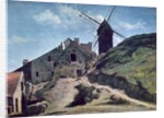 A Windmill at Montmartre, 1840-45 by Jean Baptiste Camille Corot
