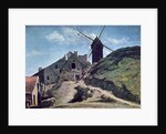 A Windmill at Montmartre, 1840-45 by Jean Baptiste Camille Corot
