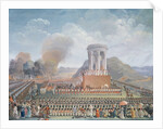 Festival of the Federation, 14th July 1790 by Jean Alexis Cornu