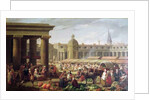 Les Halles, Paris by Nicolas-Bernard Lepicie