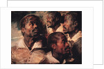 Studies of the Head of a Negro by Peter Paul Rubens