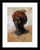 Portrait of a Turk in a Turban, c.1826 by Ferdinand Victor Eugene Delacroix