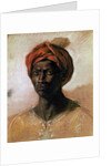 Portrait of a Turk in a Turban, c.1826 by Ferdinand Victor Eugene Delacroix