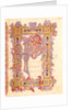 Ms 479 fol.32 Initial 'P' from 'Les Evangiles de l'Abbaye de Cysoing' by French School