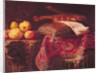 Still Life of Fruit and Musical Instruments by Antonio Pereda y Salgado