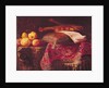 Still Life of Fruit and Musical Instruments by Antonio Pereda y Salgado