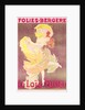 Poster advertising Loie Fuller at the Folies Bergere, 1897 by Jules Cheret