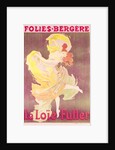 Poster advertising Loie Fuller at the Folies Bergere, 1897 by Jules Cheret