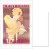 Poster advertising Loie Fuller at the Folies Bergere, 1897 by Jules Cheret