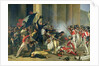 Scene of the 1830 Revolution at the Louvre by Jean Louis Bezard
