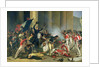 Scene of the 1830 Revolution at the Louvre by Jean Louis Bezard