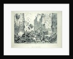 Rue Saint-Antoine in July 1830 by Victor (after) Adam
