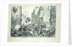 Rue Saint-Antoine in July 1830 by Victor (after) Adam