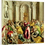 Jesus Driving the Merchants from the Temple, 1610-14 by El Greco