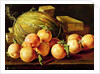 Still Life of Oranges, Melons and Boxes of Sweets by Luis Egidio Menendez or Melendez