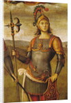 Horatius Cocles, from the Hall of Audience, 1496-1500 by Pietro Perugino