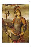Horatius Cocles, from the Hall of Audience, 1496-1500 by Pietro Perugino