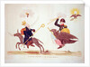 Caricature of the 'Hundred Days', The Hasty Departure and the Unexpected Return, 1815 by French School
