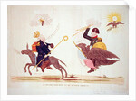 Caricature of the 'Hundred Days', The Hasty Departure and the Unexpected Return, 1815 by French School