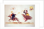 Caricature of the 'Hundred Days', The Hasty Departure and the Unexpected Return, 1815 by French School