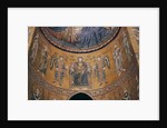 Madonna and Child Enthroned with Angels and Apostles by Byzantine School
