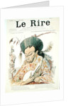 Tz'U-Hsi Empress Dowager of China, front cover of 'Le Rire', 14th July 1900 by Charles Leandre