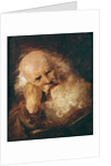 Head of an Old Man by Jean-Honore Fragonard