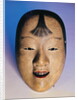 Noh theatre mask of a young boy called Kasshiki, 15th-19th century by School Japanese