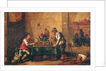 Men Playing Backgammon in a Tavern by David the Younger Teniers