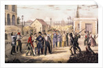 Attack on the Barriere Fontainebleau, 25th June 1848 by French School