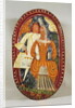 Marzipan box depicting a man and woman, c.1660 by German School