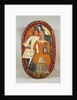 Marzipan box depicting a man and woman, c.1660 by German School