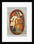 Marzipan box depicting a man and woman, c.1660 by German School