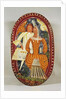 Marzipan box depicting a man and woman, c.1660 by German School