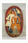 Marzipan box depicting a man and woman, c.1660 by German School