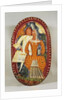 Marzipan box depicting a man and woman, c.1660 by German School
