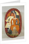 Marzipan box depicting a man and woman, c.1660 by German School