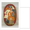 Marzipan box depicting a man and woman, c.1660 by German School