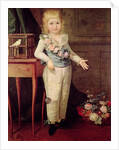 Portrait of a boy playing with a yo-yo, late 18th or early 19th centuries by Elisabeth Louise (style of) Vigee-Lebrun