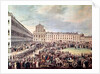 Funeral of Ludwig van Beethoven in Vienna, 29th March 1827 by Franz Stober