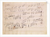 Score sheet of 'Moonlight Sonata' by Ludwig van Beethoven