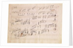Score sheet of 'Moonlight Sonata' by Ludwig van Beethoven